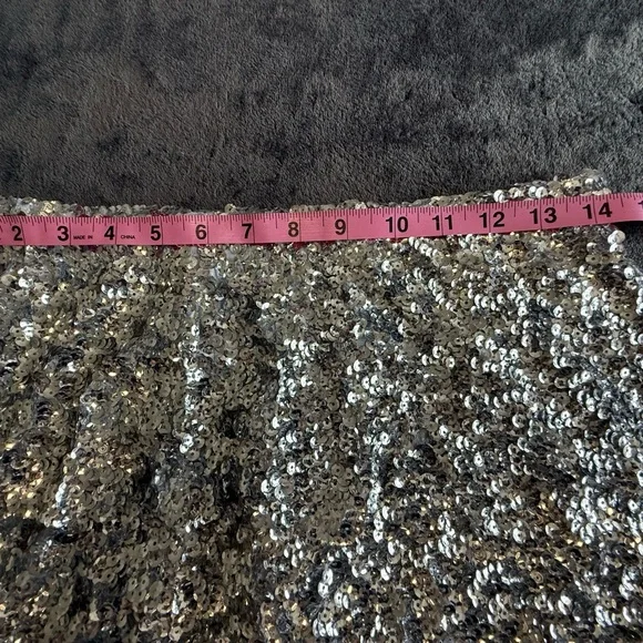 🌼 PrettyGuide Women's Sequin Skirt Stretchy Bodycon Sparkle - Picture 4 of 9